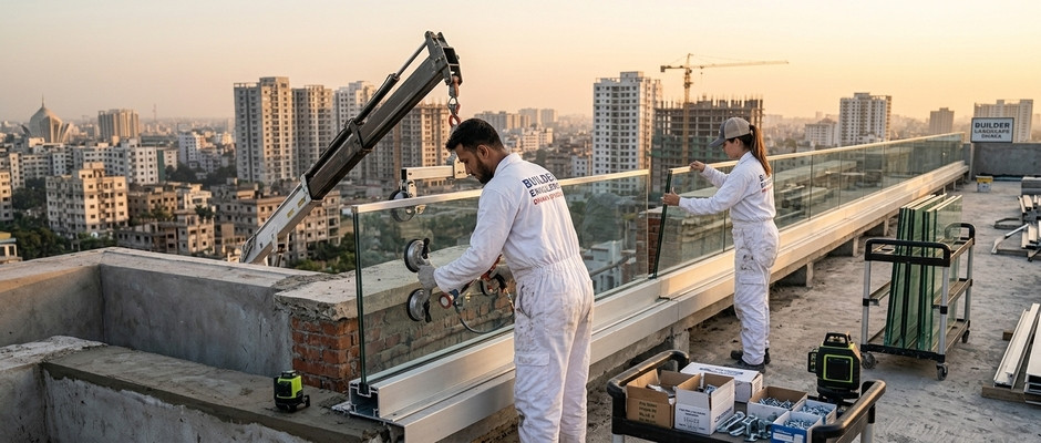 Parapet Installation